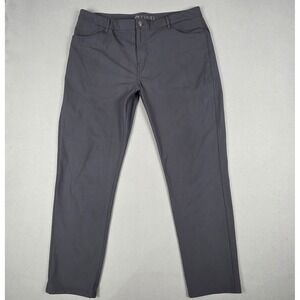Vuori Meta Pants Mens Size 38 Grey Athletic Slim Stretch Wicking Golf 38x30 V430